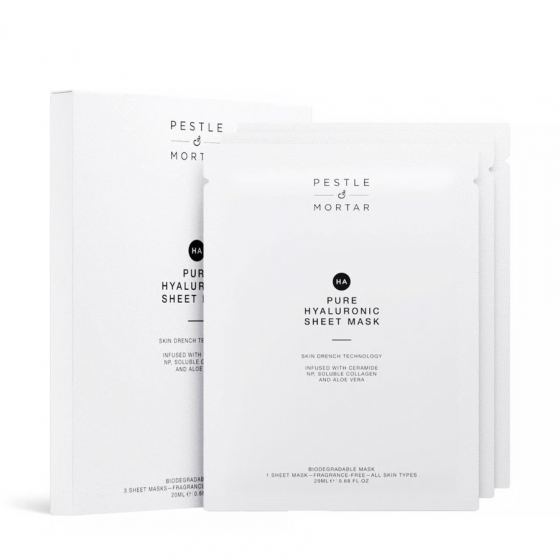 Pure Hyaluronic Sheet Mask - pack of 3