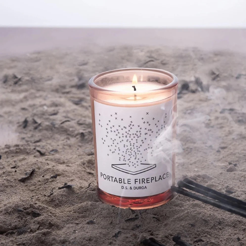 Portable Fireplace Candle 