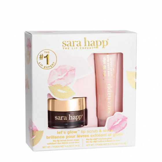Let\'s Glow Lip Scrub & Shine Kit i gruppen Hudvård / Läppar hos COW parfymeri AB (101359)