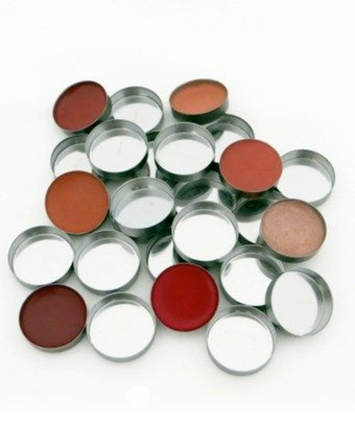 10-pc mini round metal pans i gruppen Penslar och Redskap / Paletter hos COW parfymeri AB (00138)