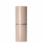 Refillable Leather Lipstick Case, Beige