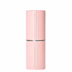 Refillable Leather Lipstick Case, Pink