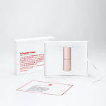 Refillable Leather Lipstick Case, Pink