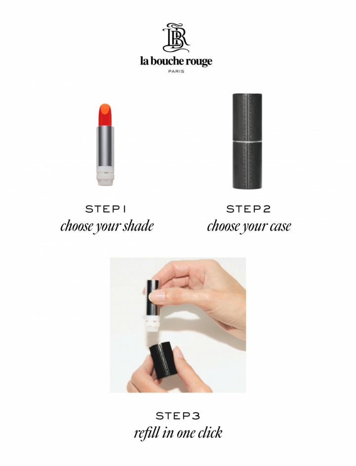 Refillable Leather Lipstick Case i gruppen Make Up / Läppar hos COW parfymeri AB (100765)