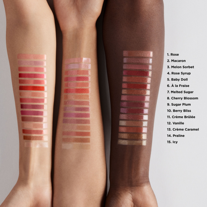 Lip Glacé Hydrating Balm Gloss, 190 Rose Syrup i gruppen Make Up / Läppar hos COW parfymeri AB (100871-6059)