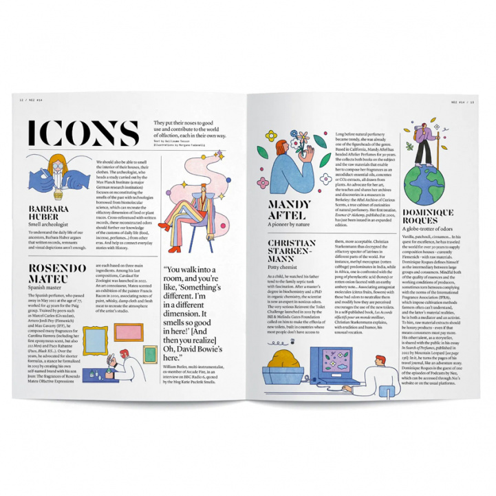 NEZ Magazine #14 Music & Perfume i gruppen Doft / Böcker/Tidskrift hos COW parfymeri AB (101090)