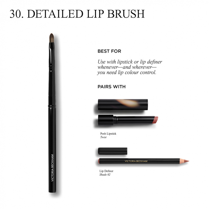 30. Detailed Lip Brush i gruppen Penslar och Redskap / Penslar hos COW parfymeri AB (101701)