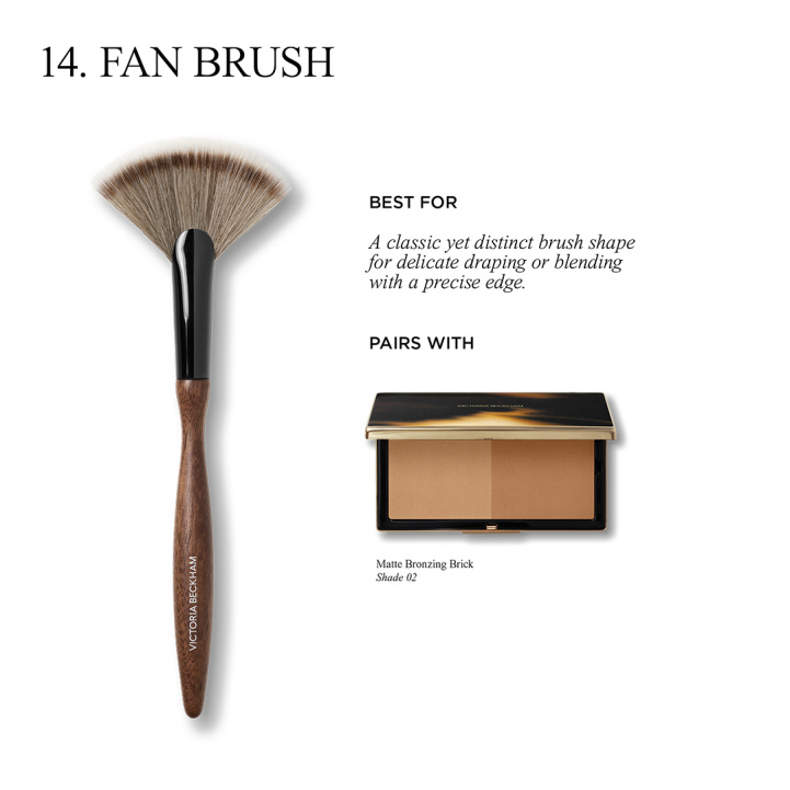 14. Fan Brush i gruppen Penslar och Redskap / Penslar hos COW parfymeri AB (101702)