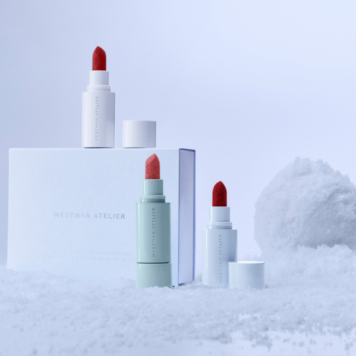 Petite Lip Suede Matte Lipstick Trio i gruppen Make Up / Paletter hos COW parfymeri AB (101918)