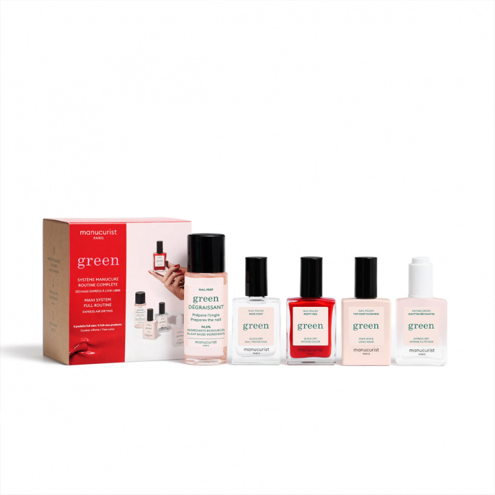Manucurist System Green - Poppy Red in the group Make Up / Nails at COW parfymeri AB (101923)