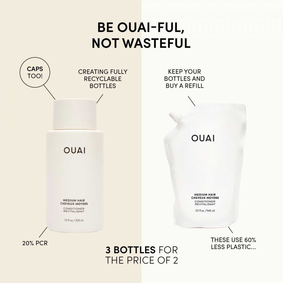 Buy OUAI - Medium Conditioner - Cow Parfymeri Buy OUAI - Medium Conditioner - Cow Parfymeri