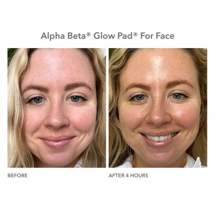 Alpha Beta® Glow Pad For Face Intense Glow - 20 pack i gruppen Hudvård / Brun utan sol hos COW parfymeri AB (560310)