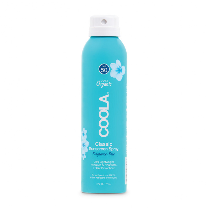 Classic Body Organic Sunscreen Spray SPF 50 - Fragrance Free i gruppen Kropp och Bad / Solskydd hos COW parfymeri AB (CL10408)