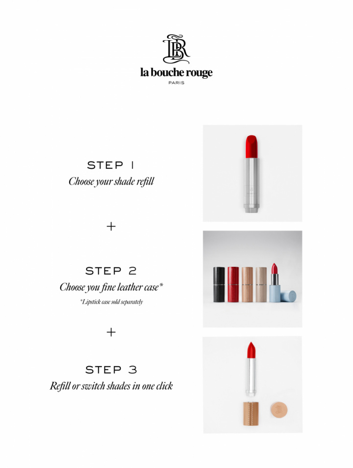 Le Rose Saint Germain Lipstick Refill in the group Make Up / Lips at COW parfymeri AB (LBR48R)